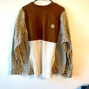 Reworked carhartt flannel